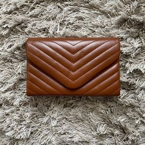 Brown Clutch/Cross Body Purse
